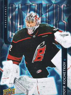 2025-26 UD Series 1 - Pyotr Kochetkov - Dazzlers Blue #DZ-9