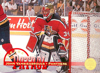1994-95 Leaf - John Vanbiesbrouck - Crease Patrol #5