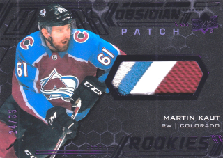 2020-21 UD SPx - Martin Kaut - Black Obsidian Patch /35 #ORJ-MK