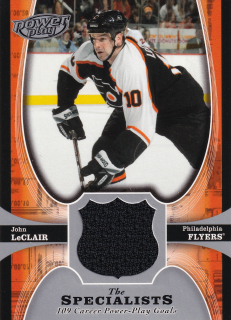 2005-06 UD Power Play - John LeClair - The Specialists #TS-JL