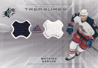 2001-02 UD SPx - Mathieu Darche - Rookie Treasures #RT-DA