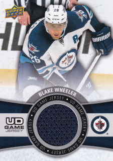 2015-16 UD Series 1 - Blake Wheeler - UD Game Jersey #GJ-BW
