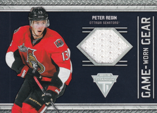 2011-12 Panini Titanium - Peter Regin - Game-Worn Gear #29