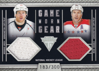 2011-12 Panini Titanium - Brooks Laich, Mike Knuble - Game-Worn Gear /300 #19