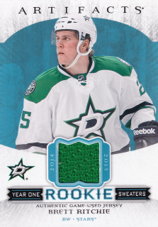2015-16 UD Artifacts - Brett Ritchie - Year One Rookie Sweaters #RG-BR