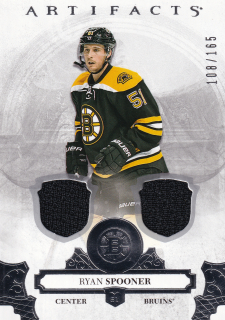 2017-18 UD Artifacts - Ryan Spooner - Silver Materials /165 #69