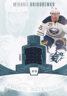 2013-14 UD SPx - Mikhail Grigorenko - Rookie Materials #RM-MG