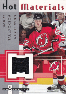 2005-06 Fleer Hot Prospects - Barry Tallackson - Hot Materials #HM-BT