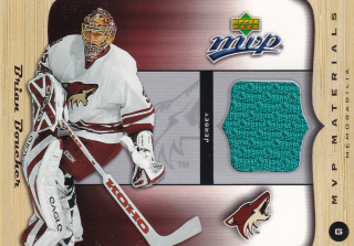 2005-06 UD MVP - Brian Boucher - MVP Materials #M-BB