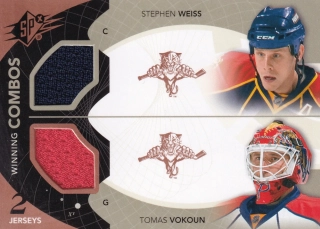 2010-11 UD SPx - Stephen Weiss, Tomáš Vokoun - Winning Combos #WC-WW