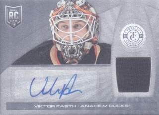 2013-14 Panini Totally Certified - Victor Fasth - Rookie Autograph Jerseys #208