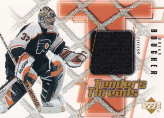 2001-02 UD Series 2 - Brian Boucher - Tender's Threads #TT-BB