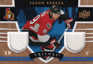 2008-09 UD Trilogy - Jason Spezza - Honorary Swatches #HS-JS