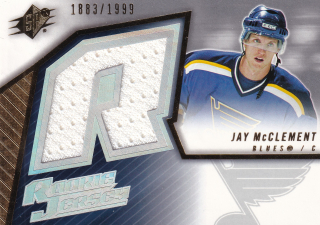 2005-06 UD SPx - Jay McClement - Rookie Jersey /1999 #135