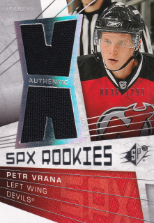 2008-09 UD SPx - Petr Vrána - SPX Rookies Jerseys /1299 #151