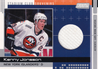 2000-01 Topps Stadium Club - Kenny Jonsson - Souvenirs #SCS-5