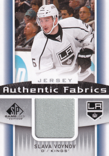 2013-14 UD SP Game Used - Slava Voynov - Authentic Fabrics #AF-VV