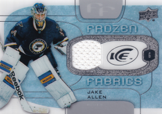 2015-16 UD Ice - Jake Allen - Frozen Fabrics #FF-JA