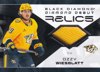 2025-26 UD Black Diamond - Ozzy Wiesblatt - Diamond Debut Relics #DD-OW