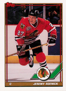 1991-92 Topps - Jeremy Roenick #106