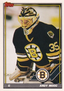 1991-92 Topps - Andy Moog #338