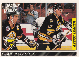 1993-94 Topps Premier - Adam Oates - League Leader #74