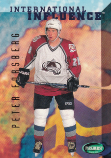 1995-96 Parkhurst International - Peter Forsberg - International Influence #237