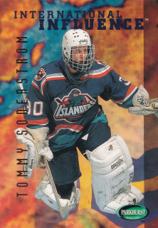 1995-96 Parkhurst International - Tommy Soderstrom - International Influence #240