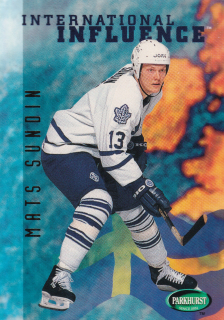 1995-96 Parkhurst International - Mats Sundin - International Influence #247