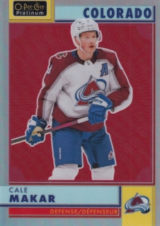 2022-23 UD O-Pee-Chee Platinum - Cale Makar - Retro Rainbow #R-20
