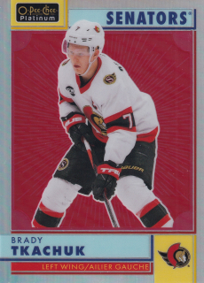 2022-23 UD O-Pee-Chee Platinum - Brady Tkachuk - Retro Rainbow #R-62