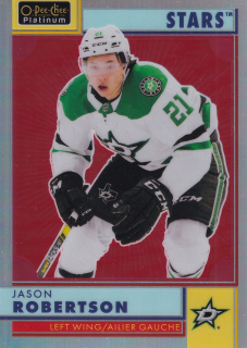 2022-23 UD O-Pee-Chee Platinum - Jason Robertson - Retro Rainbow #R-40