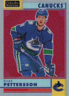2022-23 UD O-Pee-Chee Platinum - Elias Pettersson - Retro Rainbow #R-14
