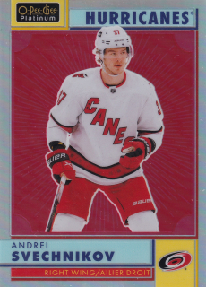 2022-23 UD O-Pee-Chee Platinum - Andrei Svechnikov - Retro Rainbow #R-22