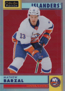 2022-23 UD O-Pee-Chee Platinum - Mathew Barzal - Retro Rainbow #R-49