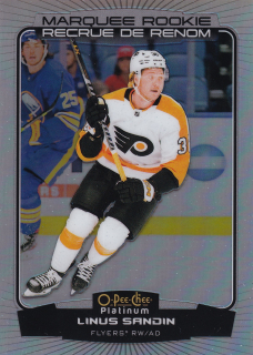 2022-23 UD O-Pee-Chee Platinum - Linus Sandin - Marquee Rookie Rainbow #251