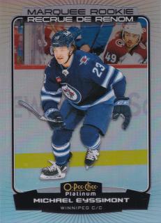2022-23 UD O-Pee-Chee Platinum - Michael Eyssimont - Marquee Rookie Rainbow #231
