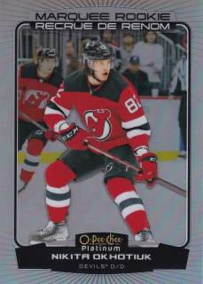 2022-23 UD O-Pee-Chee Platinum - Nikita Okhotiuk - Marquee Rookie Rainbow #256