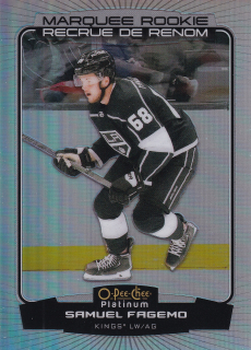 2022-23 UD O-Pee-Chee Platinum - Samuel Fagemo - Marquee Rookie Rainbow #211