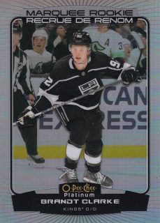 2022-23 UD O-Pee-Chee Platinum - Brandt Clarke - Marquee Rookie Rainbow #296