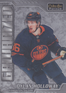 2022-23 UD O-Pee-Chee Platinum - Dylan Holloway - Galvanized #G-22