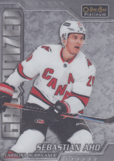2022-23 UD O-Pee-Chee Platinum - Sebastian Aho - Galvanized #G-7