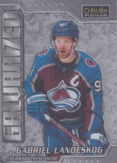 2022-23 UD O-Pee-Chee Platinum - Gabriel Landeskog - Galvanized #G-4