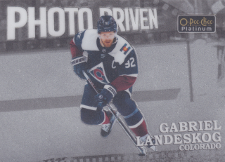2022-23 UD O-Pee-Chee Platinum - Gabriel Landeskog - Photo Driven #PD-11