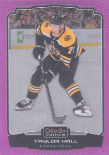 2022-23 UD O-Pee-Chee Platinum - Taylor Hall - Matte Pink #43