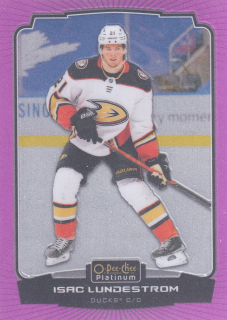 2022-23 UD O-Pee-Chee Platinum - Isac Lundestrom - Matte Pink #119