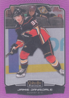 2022-23 UD O-Pee-Chee Platinum - Jamie Drysdale - Matte Pink #77