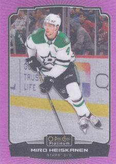 2022-23 UD O-Pee-Chee Platinum - Miro Heiskanen - Matte Pink #75