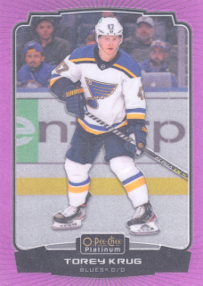 2022-23 UD O-Pee-Chee Platinum - Torey Krug - Matte Pink #82