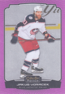 2022-23 UD O-Pee-Chee Platinum - Jakub Voráček - Matte Pink #85